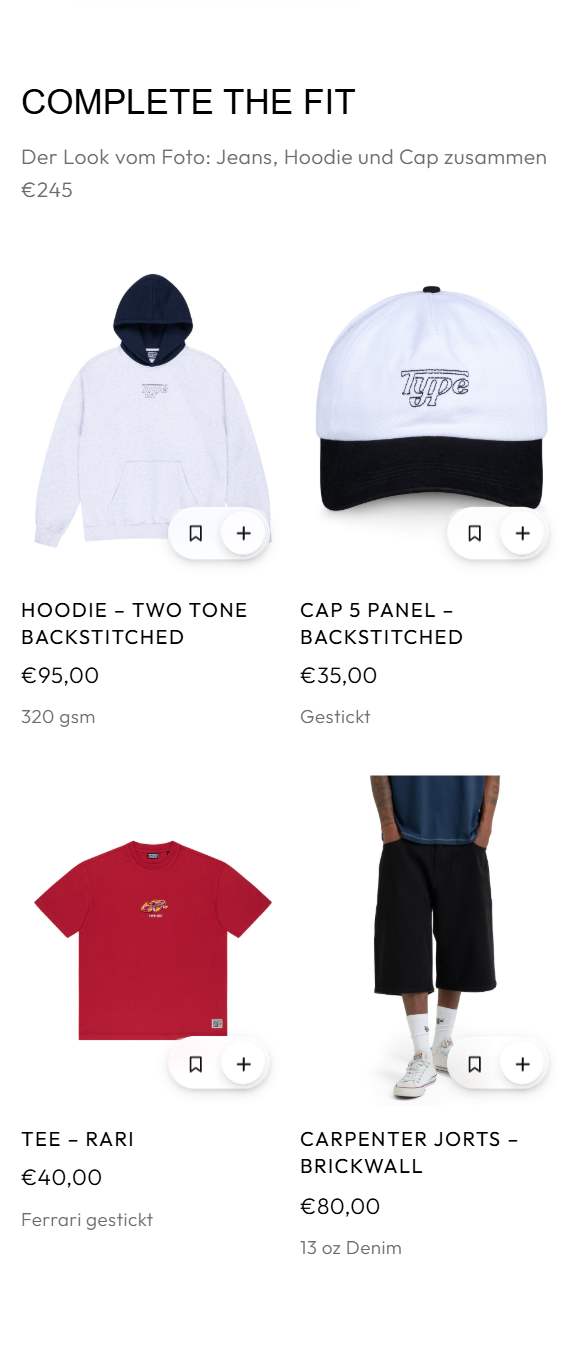 Complete the fit am Handy