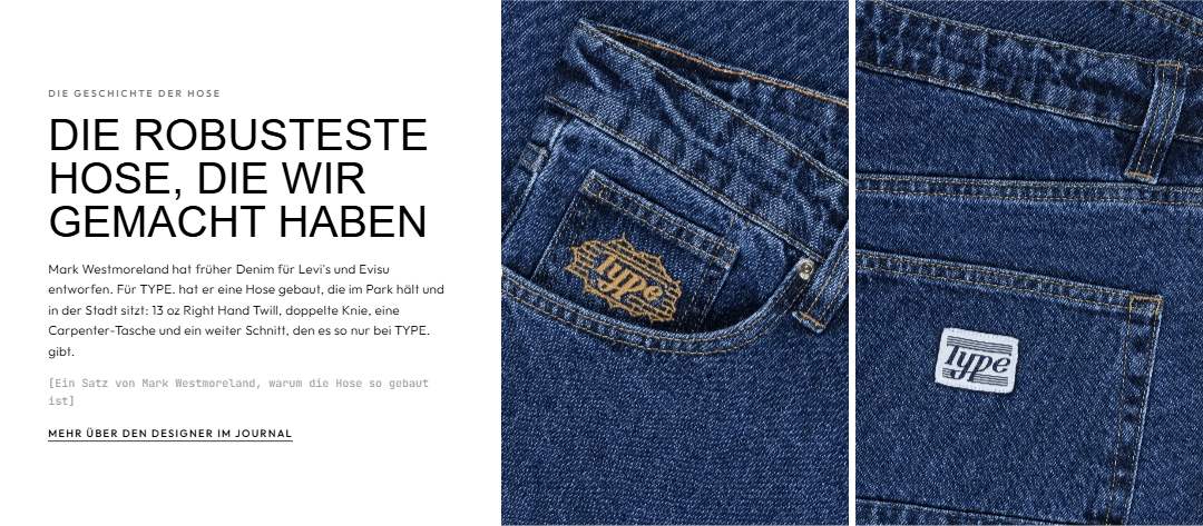 Die Geschichte der Hose am Desktop