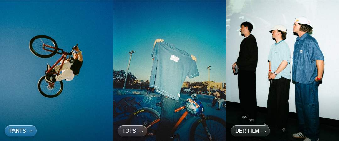Kacheln Pants · Tops · Der Film am Desktop