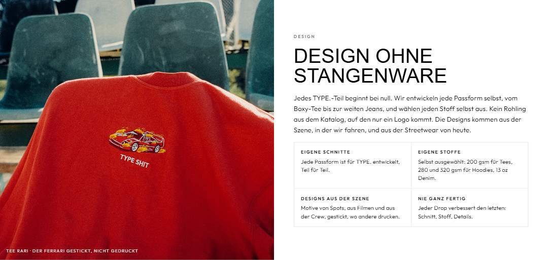 Design ohne Stangenware am Desktop