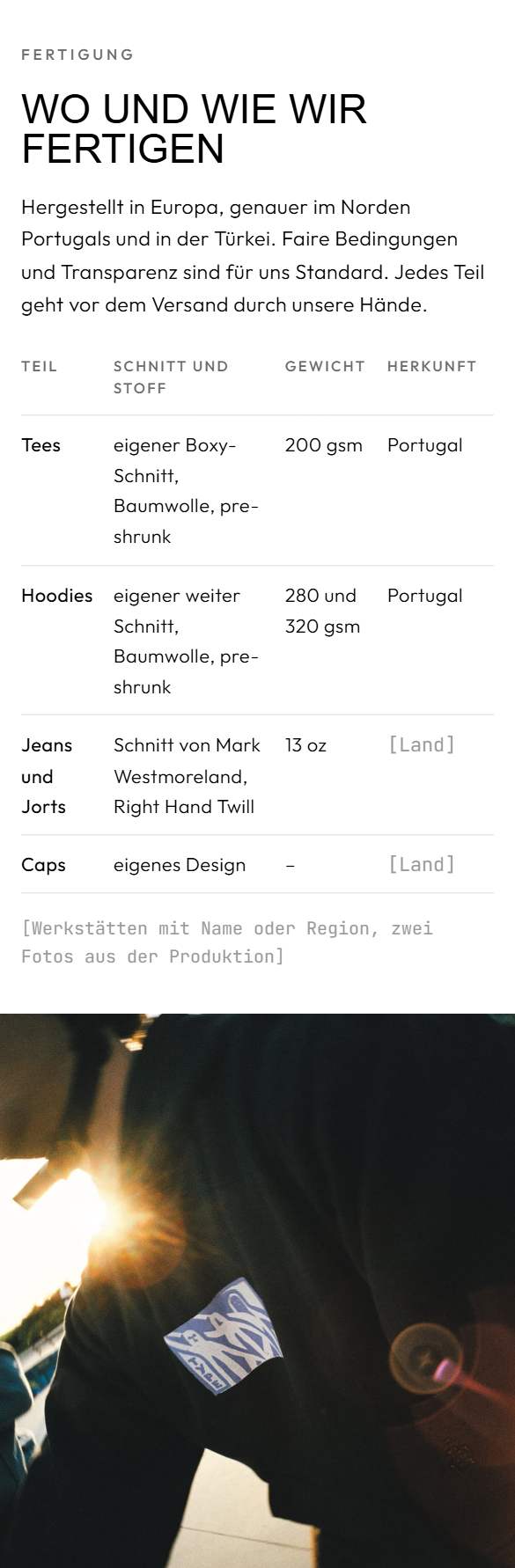 Fertigung am Handy